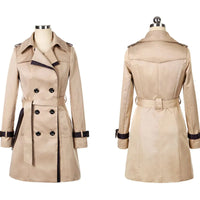 Autumn Double-Breasted Trench Coat