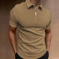 Summer Men's Solid Color Polo Shirts